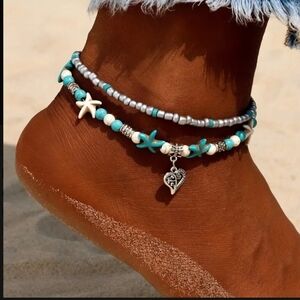 Boho Starfish Beaded Anket